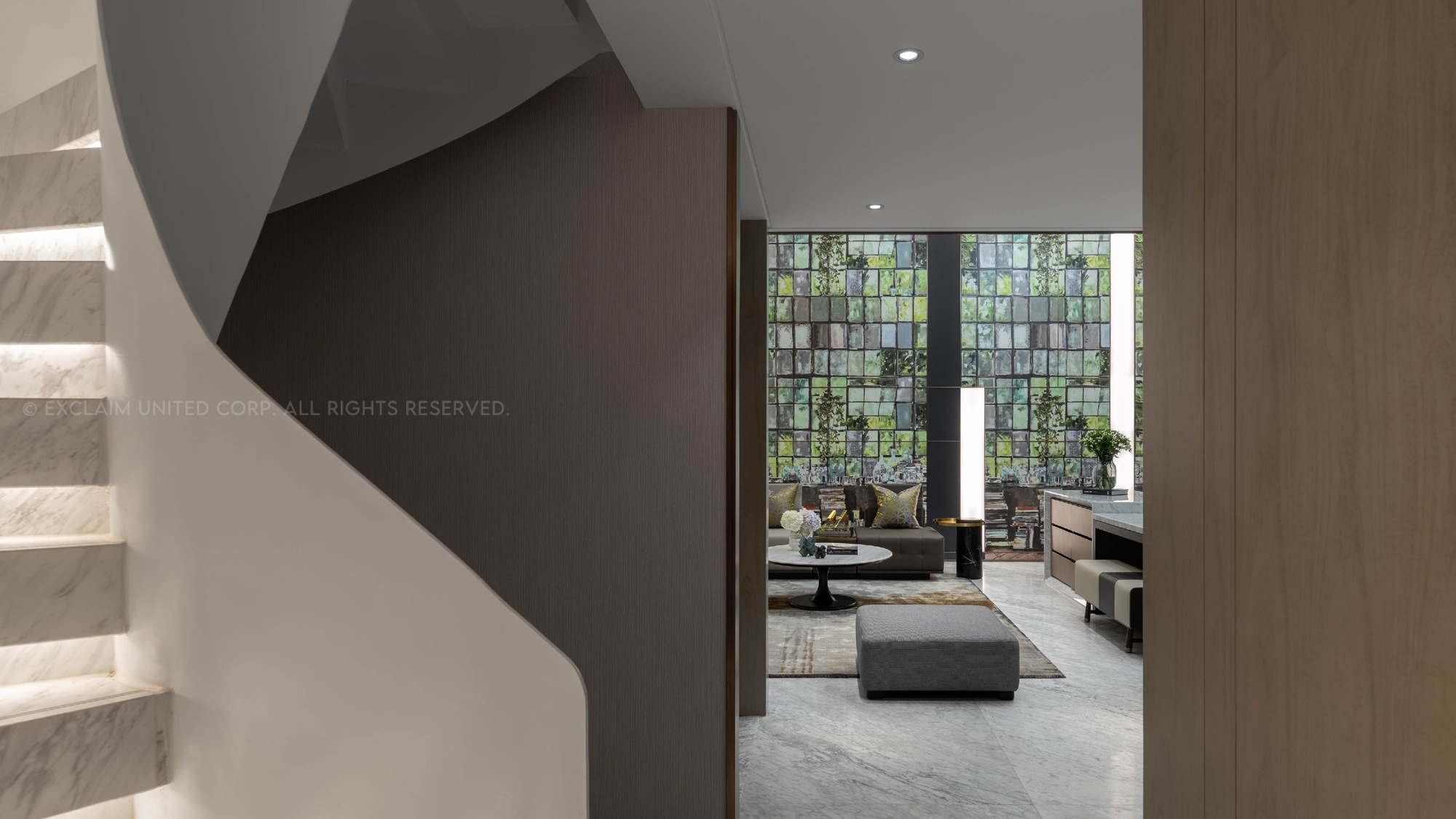 RESIDENTIAL INTERIOR DESIGN ｜
城市中雙層花園別墅